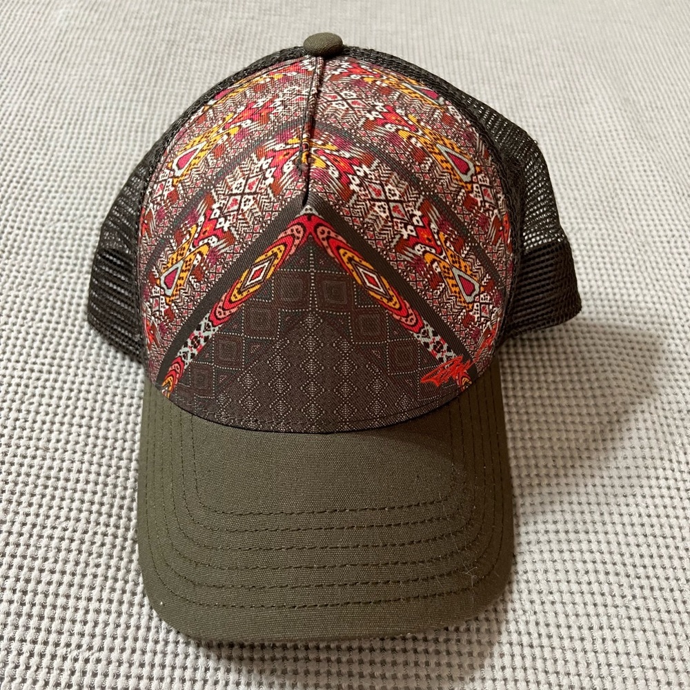 Boho print Prana hat